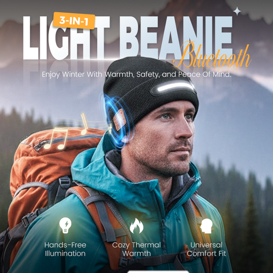 🔥Polnilna Bluetooth kapa z lučjo