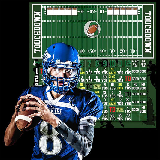 🎲🏈 Zabaven leseni komplet za igro z nogometnimi kockami 🎮