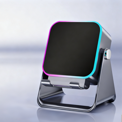 🎶 Bluetooth zvočnik 5 v 1 z brezžičnim polnjenjem in nastavljivim nosilcem za telefon ⚡