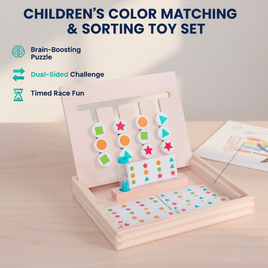 🌈 Otroški komplet igrač za ujemanje in razvrščanje barv