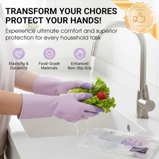 Večnamenske trpežne nedrseče čistilne rokavice