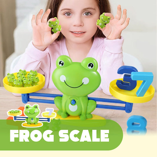 Žabja tehtnica – izobraževalna matematična igračka za otroke