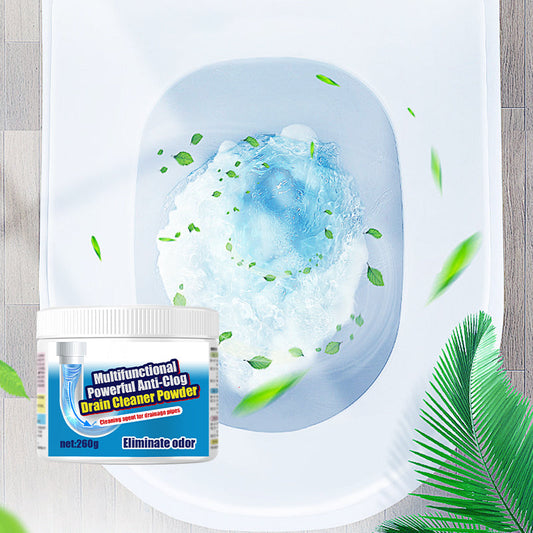 Večnamenski močan prašek za čiščenje odtokov proti zamašitvi